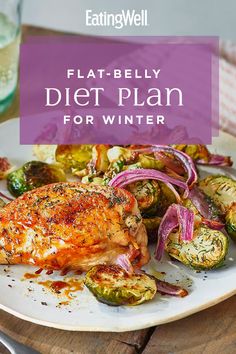 In this healthy flat-belly meal plan for winter, we include seasonal flat-belly foods at 1,200 calories per day to promote a healthy weight loss of 1 to 2 pounds per week, and provide modifications to bump it up to 1,500- and 2,000-calorie days, depending on your calorie needs. #mealplan #mealprep #healthymealplans #mealplanning #mealplanideas #healthyrecipes Slim Diet Meal Plan, Belly Diet Plan, Flat Belly Diet Plan, Fat Burning Food, Flat Belly Foods, Healthy Meal Prep Ideas, Belly Diet, Best Fat Burning Foods, Flat Belly Diet