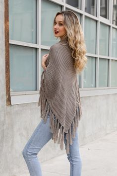 **This product is shipped by a third party warehouse within the US and may arrive separately from your complete order. The perfect addition for warmth to any outfit. Pair this poncho with a long sleeve on colder days or a simple tank on not-so-cold ones. #LoveMyLeto 100% Acrylic One Size Imported Winter Poncho In One Size, One Size Winter Poncho, One Size Winter Poncho In Solid Color, Winter Layering Poncho, Solid Color Winter Poncho For Layering, Solid Poncho For Winter Layering, Casual Solid Color Poncho For Fall, One Size Soft Knit Poncho For Fall, Cozy Poncho For Fall One Size