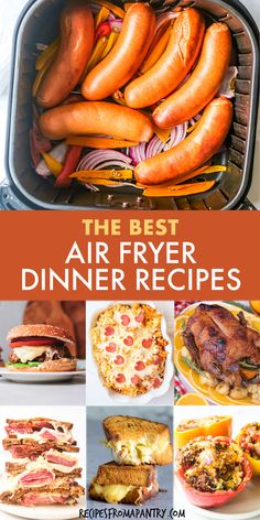 the best air fryer dinner recipes that are easy to make and great for entertaining