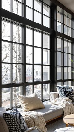 Industrial Living Room Frame Windows, Structured Design, Steel Frame, Living Room Decor, Room Decor, Frame