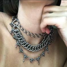 Chain Mail Jewelry, Chainmail Accessories, Diy Chainmail, Chainmail Diy, Chainmail Necklace, Chain Maille Jewelry