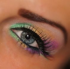 Mermaid Ideas, Face Nails, Awesome Makeup, New Orleans Mardi Gras