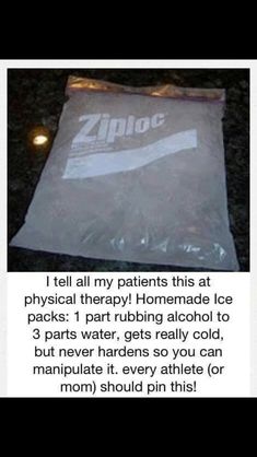 Homemade Ice Pack, 1000 Lifehacks, Sick Remedies, Everyday Hacks, Good To Know, Ice Pack, Simple Life Hacks, Diy Life Hacks, Cool Ideas