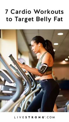 These cardio machine workouts blast belly fat using intervals to burn tons of caloriesFind your next ellipticaltreadmillbike or rowing workout here. Cardio Machine Workout, Best Cardio Machine, Beachbody Workout, Blast Belly Fat, Loose Belly, Fat Burning Cardio, Lower Belly Fat