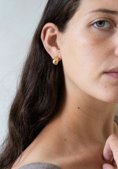 Lie Studio Simone Earrings in Gold – VESTIGE Classic Clip-on Huggie Earrings For Everyday, Classic Everyday Clip-on Huggie Earrings, Timeless Teardrop Huggie Earrings For Gift, Timeless Teardrop Huggie Earrings As Gift, Timeless Teardrop Huggie Earrings, Huggie Earrings For Everyday Elegance, Everyday Huggie Clip-on Earrings, Timeless Gold Teardrop Huggie Earrings, Everyday Yellow Gold Clip-on Huggie Earrings