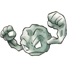 an image of a cartoon character that appears to be flexing his fist and looking angry