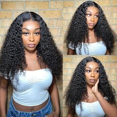 Megalook Pre-cut Hd 13x4 Lace Closure Wig, Real Guleless Lace Wigs,deep curly human hair wigs, easy wear and go wigs,3D dome Cap gluess lace wigs, Easy Wear and Go Wigs,Glueless lace closure wigs, Cheap Lace Closure Human Hair Wig, HD lace closure wigs Magic Hair Curlers, Curly Lace Wig, Hair Magic, Curling Iron Hairstyles, Hair Patterns, Deep Curly, Lace Hair, Lace Closure Wig, Closure Wig