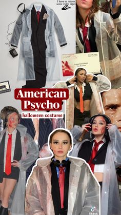 Not Basic Halloween Costumes, Halloween Costumes Cool, Emo Halloween Costumes, Halloween Costumes Solo, Patrick Bateman Costume, Solo Halloween Costumes, Basic Halloween Costumes, Movie Halloween Costumes