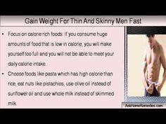 This video describe about how to gain weight for thin and skinny men fast. How To Gain, To Gain Weight, Calorie Intake, Gain Weight, Weight Gain, Health