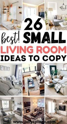 the best small living room ideas to copy