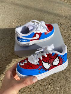 Kids Custom Shoes, Tenis Air, Custom Baby Shoes, Tenis Air Force, Shoes For Toddlers, Custom Sneakers Diy, Air Force 1 Shoes, Custom Painted Shoes, Custom Shoes Diy