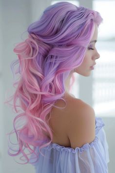 Exotic Hair Color, Cotton Candy Hair, Violet Pastel, Hair Color Options