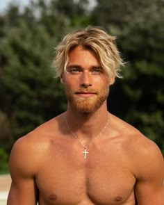 Mane Haircut, Blonde Beard, Cool Blonde Hair Colour, Chace Crawford, Cool Blonde Hair, Sedona Wedding, Blonde Hair Color Ideas, Mens Braids Hairstyles