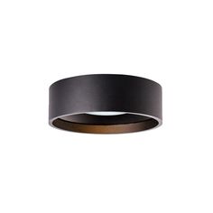 a black ceiling light on a white background