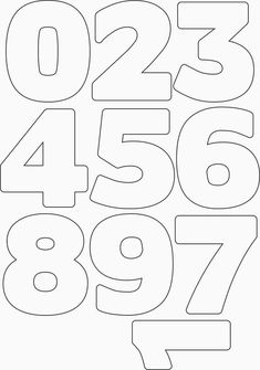 the numbers are cut out and ready to be colored