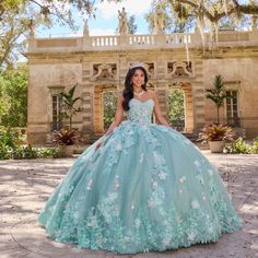 Princesa by Ariana Vara Dresses in Denver, Colorado | TBC Occasions - PR30133 | TBC Occasions Teal Quinceanera Dresses, Quinceanera Themes Dresses, Quinceñera Dresses, Mary's Bridal, Pretty Quinceanera Dresses, Quinceanera Themes, Manufacturing Factory, Quince Dress, Dresses Quinceanera