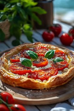 Tomato Ricotta Galette Galette Recipe Savory, Summer Galette, Ricotta Galette, Savory Galette, French Dinner Parties, Home Made Food, French Dinner, Savoury Pies