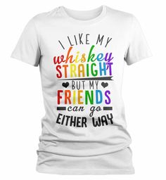 Support Your Friends, Lgbt Support, Lgbt T Shirts, Lgbt Shirts, Cotton Gift Bag, Hoodie Size Chart, Cotton Gifts, Womens Size Chart, Charcoal Color