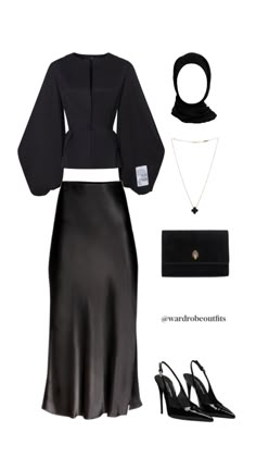 Outfit Rok, Fashion Outfits Hijab, Muslimah Style, Modest Dresses Fashion, Leather Jacket Dress, Modesty Fashion