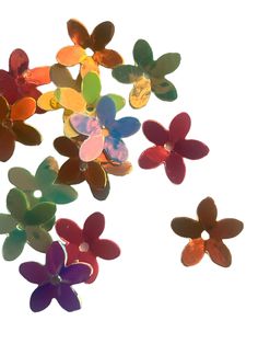 Fun, festive, sparkly glossy flower ab cup sequins. Each sequins has an edge hole for easy application!  Perfect for embellishment, fashion projects, scrapbooking, cosplay, etc. The possiblities are as endless as your imagination!  Size 10mm Package of 150 sequins Assorted colors  Slight deviations in color shades every monitor is different.  Aqui estoi  IF YOU ORDER MORE THAN ONE AND HAVING PROBLEMS WITH SHIPPING COST PLUS SEND US A CONVO AND WE IMMEDIATELY FIX IT FOR YOU :)  MORE THAN 10 PACKAGES IN ANY SIZE OF SEQUINS INCLUDING 81MM, LET US KNOW FOR FREE SHIPPING  Aqui Estoi Sequin. Sequins. Round sequins. Flat round sequins. Large sequins. Big  Round sequins. Loose sequins. Loose round sequins. Star sequins. Paillettes. Holographic sequins. Big sequins. Round paillettes flat sequins. S Flower Flat, Large Sequins, Flower Cup, Fashion Project, Color Shades, Gift Guide, Jewelry Shop, Embellishments, Selling On Etsy