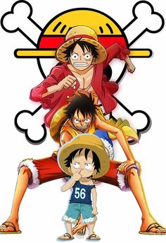 one piece characters are posing for the camera