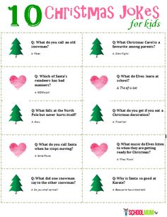 10 christmas jokes for kids that are fun to read