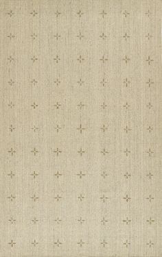 a beige rug with crosses on it