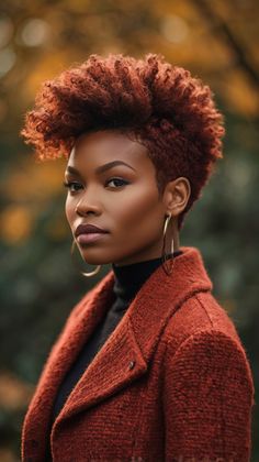 Fall Hair Colors for Black Women Soft Auburn Hair Color Red Auburn Hair Black Women, Auburn Strawberry Blonde Hair, Auburn Natural Hair Black Women, Soft Auburn Hair, Soft Auburn Hair Color, Copper Natural Hair, Auburn Hair Color, Hair Colors For Black Women, Colors For Black Women