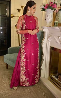 Shadi Dresses, Shirts Trendy, Pakistani Formal Dresses, Desi Wedding Dresses, Latest Bridal Dresses, Bridal Dresses Pakistan, Embroidered Shirts, Pakistani Wedding Outfits, Crochet Cable