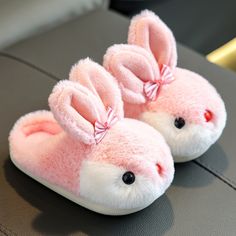 Shipping: Worldwide Express Shipping AvailableDelivery time: 7-15Days Fast ShippingReturns: Fast refund, 100% Money Back Guarantee. Indoor Shoes, Home Slippers, Kids Slippers, Warm Slippers, Slippers For Girls, Rabbit Cartoon, Baby Slippers, Kids Slide