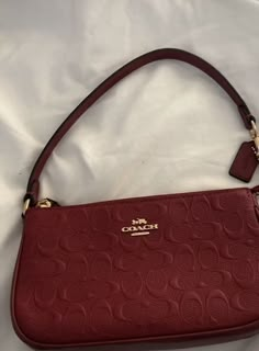 Cute Purses, Red Aesthetic, Coach Purse, Cute Bags