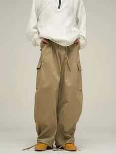 Experience the perfect blend of comfort and functionality with our Utility Wide-Leg Cargo Pants. Featuring spacious pockets and a relaxed fit, these pants are ideal for everyday wear and outdoor adventures. The durable fabric ensures long-lasting quality, making them a versatile staple for any wardrobe. ■size(cm) Length Waist Hip S 98 64-84 124 M 100 68-88 128 L 102 72-92 132 XL 104 76-96 136 ■model 178cm 58kg L Mens Cardigan Sweater, Cami Shirt, Jacket Parka, Romper Pants, Okinawa, Sweater And Shorts, Womens Maxi Dresses, Outdoor Adventures, Flare Pants