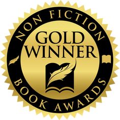 the gold winner badge for non fiction book awards