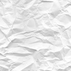 white crumpled paper textured background