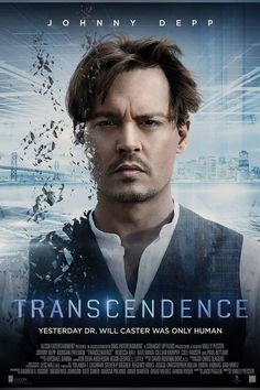 the movie poster for transcendce starring johnny deppp and john krass