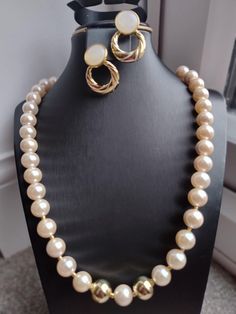 Handmade Jewellery set | Necklace | long chain | beads | pearl | earrings Prices from £29.99 Set Necklace, Necklace Long, Jewellery Set, Long Chain, Handmade Jewellery, Long Necklace, Jewelry Set, Jewelry Sets, Pearl Earrings