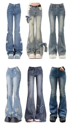 Collage Aesthetic Types, Stylish Pants, Cute Jeans, 2000s Fashion, Casual Style Outfits, Y2k Fashion, Casual Style, Stylish Outfits