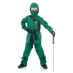 About This Item Underwraps Costumes Brings You This Unisex Kid's Ninja Dress And Halloween Costume Kit With Over 6 Pieces To Complete Your Whole Look! This Package Contains The Costume Kit Only. Costume Includes Shirt, Pants, Sash, Belt, Mask And Hood! All Other Props And Accessories Are Not Included. Condition: Brand New Product Details Fabric Type 100% Polyester Care Instructions Hand Wash Only Ninja Fancy Dress, Ninja Dress, Ninja Halloween, Disfraz Star Wars, Ninja Movies, Ninja Kids, Ninja Mask, Classroom Halloween Party, Costumes For Boys