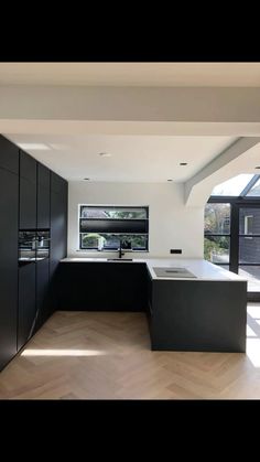 the kitchen is clean and ready for us to use in its new owner's home