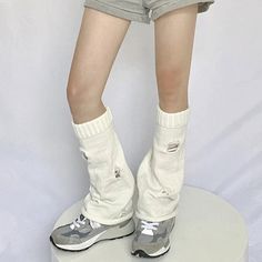 SPECIFICATIONS Material: PolyesterMaterial: AcrylicPattern Type: SolidGender: WOMENItem Type: Leg WarmersName: Hole Leg Warmerspackage: 1*pair of leg warmersSize: ONE SIZEUse for: new year's gift,boots socks,cosplay,y2k,lolita,Japanese JK,Material:... Goth Skirts, Japanese Autumn, Y2k Grunge Aesthetic, Hot Suit, Leg Socks, Plus Size Kawaii, Japanese Y2k, Boots Socks, Y2k Harajuku