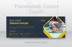 a facebook cover with a house on it