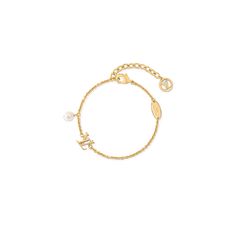 LOUIS VUITTON® - Lv Iconic Louisa Bracelet - Gold Louis Vuitton Bracelet Gold, 18th Birthday Gift Ideas, Lv Bracelet, If I Won The Lottery, Louis Vuitton Bracelet, I Won The Lottery, Won The Lottery, Super Rich Kids, Louis Vuitton Jewelry