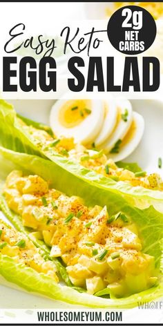 Easy Keto Egg Salad Recipe Egg Salad Recipe Healthy Low Carb, Zero Carb Egg Salad, Keto Egg Salad Low Carb, No Mayo Egg Salad Recipe, Master’s Egg Salad Recipe, Keto Egg Salad, Low Carb Sandwiches, Classic Egg Salad, Easy Egg Salad