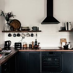 the kitchen is clean and ready for us to use