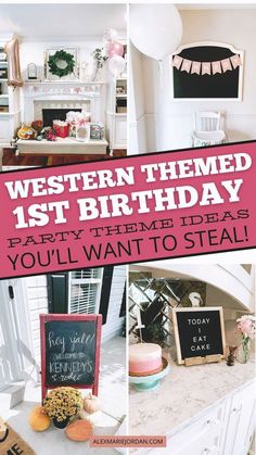 western themed 1st birthday party theme ideas you'll want to steal