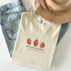 Women shirt fruit - Etsy Fruit Of The Spirit, Women Shirt, Color Me, Womens Tees, Womens Shirts, Fruit, Color