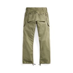 Made with 7.8 oz. cotton herringbone and garment-dyed. Vintage-inspired construction with a button fly cargo pocket at each hip and drawstring hems. Sanforized® to minimize shrinkage. Trouser For Men, Cargo Pocket, Cargo Pant, Ralph Lauren Home, Personalized Baby Gifts, Cargo Trousers, Mens Trousers, Ralph Lauren Men, Jumpers And Cardigans