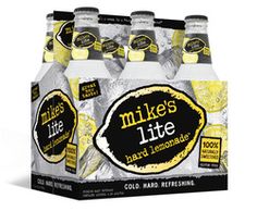 six bottles of mike's lite lemonade