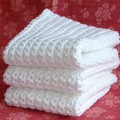 Directions for Crocheting Dishcloths Dishcloth Crochet Pattern, Crochet Dishcloth, Crochet Washcloth, Dishcloth Pattern, Crochet Dishcloths, Crochet Kitchen, Single Crochet Stitch, Crochet Stitch, Crochet Home