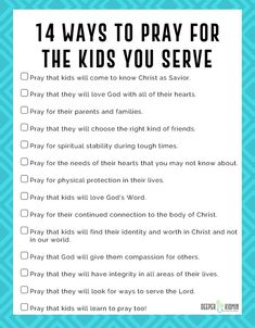 Ways To Pray, Student Ministry, How To Teach Kids, Bible Study For Kids, Sunday School Activities, Prayers For Children, Bible Lessons For Kids, Bible Activities, Religious Education